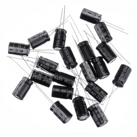 20Pcs High Frequency Low Impedance 25V 1000uF 10*13MM Aluminum Electrolytic Capacitor