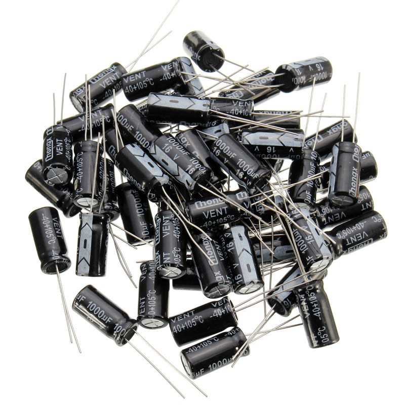 250pcs NCC 16V 1000uF 105C Motherboard Electrolytic Capacitor 8mm20mm