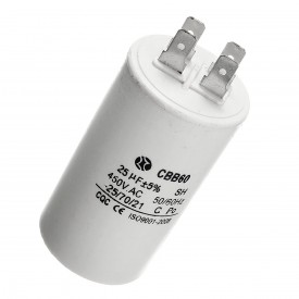 CBB60-25UF 450VAC 50Hz/60Hz Starting Gasoline Generator Power Capacitor CQC