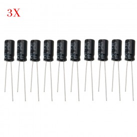 360pcs 0.22UF-470UF 16V 50V 12 Values Commonly Used Electrolytic Capacitor Meet Lead