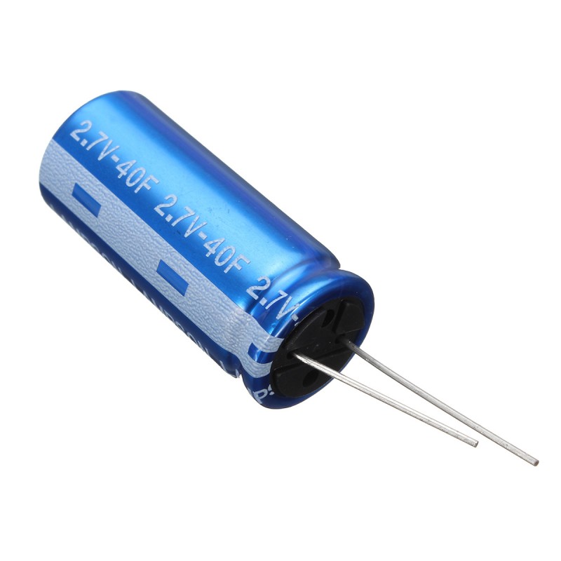 6Pcs/Pack 18*41mm 2.7V 40F Cylindrical Super Farad High Power Supercap Ultra Capacitor