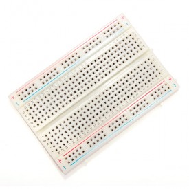 5Pcs 8.5 x 5.5cm White 400 Holes Solderless Breadboard