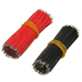 400Pcs 6cm Breadboard Jumper Cable Electronic Wires Black Red Colour