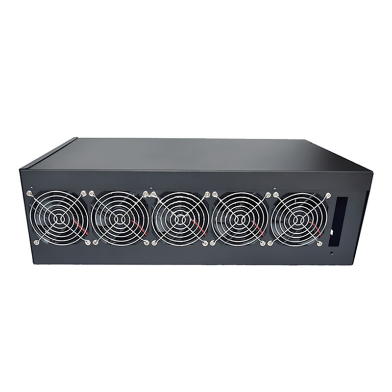 Crypto Coin Open Air Miner Mining Frame Rig Graphics Case For 9 GPU ETH BTC