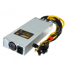 1600W Power Supply Miner Mining Rig Mining Machine 220V Coin Miner Power Supply S7 S9 L3+ D3 R4