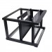 Miner Frame Bracket 6 GPU Miner Case Aluminum Mining Rig Case Frame With Fan Slots Position